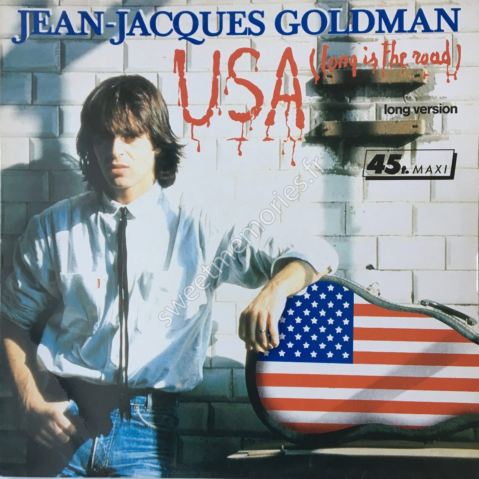 Jean-Jacques Goldman - 1985 - USA (Long is the road) (Maxi 45 Tours  Allemagne) - Sweet Memories